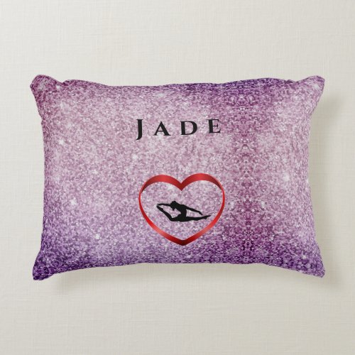 Girls Gymnastics Pillow