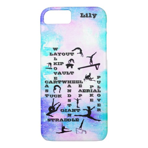 Girls Gymnastics Skills Custom   iPhone 87 Case