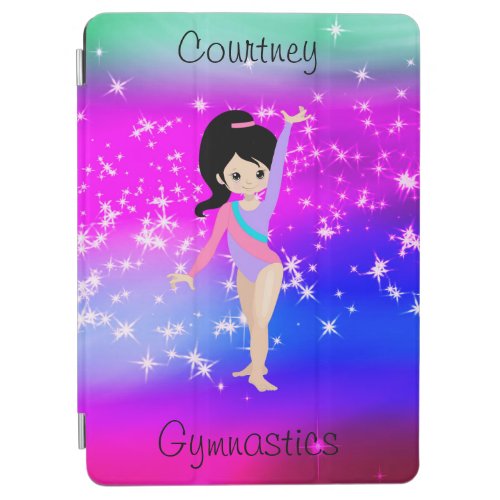 Girls Gymnastics Sparkle Gymnast in Leotard   iPad Air Cover