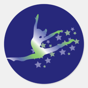 Girls Gymnastics Stickers