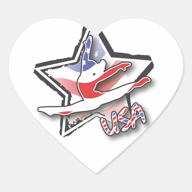Girls Gymnastics Stickers (Front)