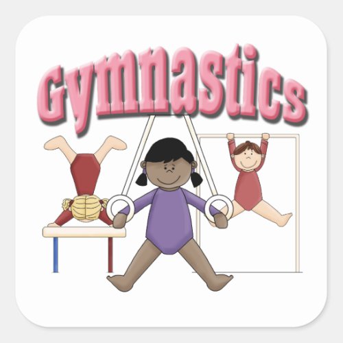 Girls Gymnastics Stickers