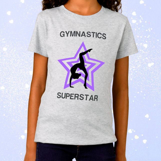Girls Gymnastics Superstar Back Walkover T-Shirt (Creator Uploaded)