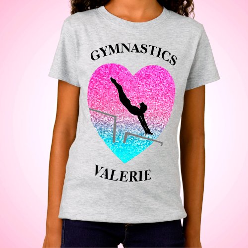 Girls Gymnastics T_Shirt for Gymnast _ Uneven Bars