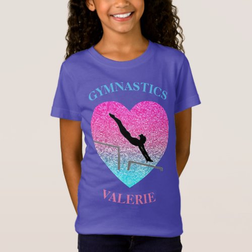 Girls Gymnastics T_Shirt for Gymnast _ Uneven Bars