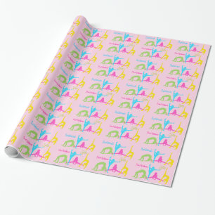 Girls Gymnastics wrapping paper
