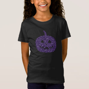 Girls Halloween Pumpkin Shirt