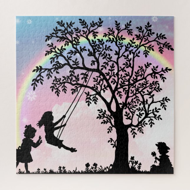 Girls having fun  jigsaw puzzle (Vertical)