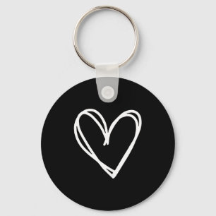 Girls Heart For Women Valentines Day Graphic  Keychain