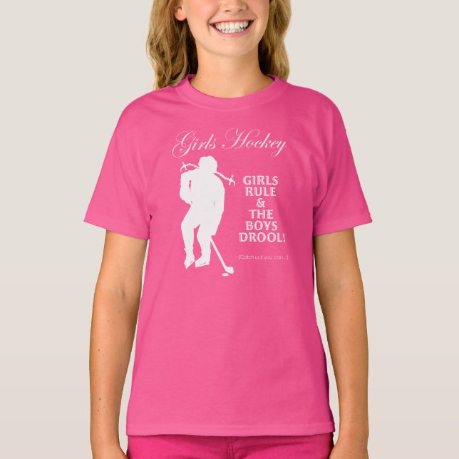 Girls Hockey T-Shirt (Front)