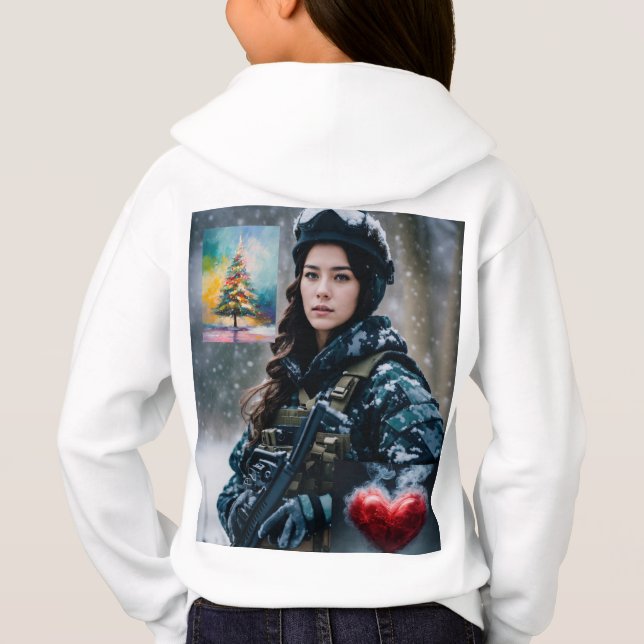 "Girls' Hoodies & Sweatshirts – Stylish & Cozy (Back)