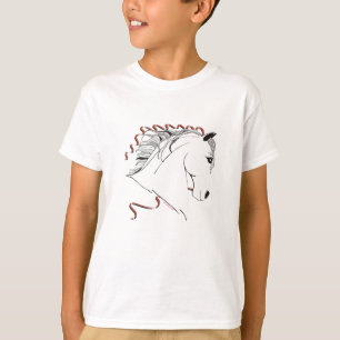 Girls Horse Crazy Ringer T-Shirt