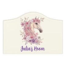 Girls Horse Pastel- Cream