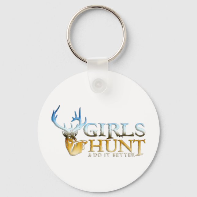 GIRLS HUNT DEER KEYCHAIN (Front)