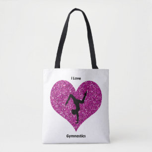 Girls I Love Gymnastics Tote Bag