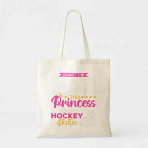 Girls Ice Hockey Princess Premium Tote Bag