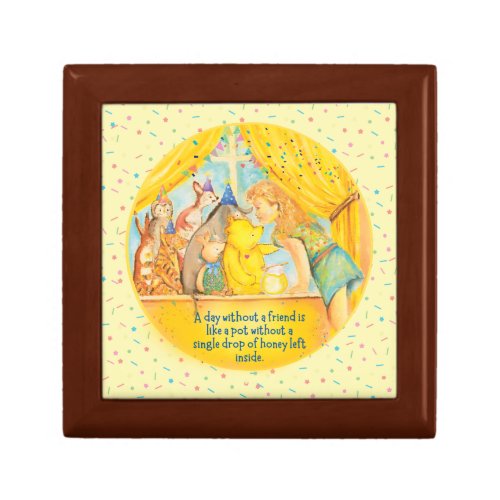 Girls Jewelry Box _ Winnie the Pooh wood box 