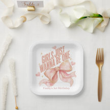 Girls Just Wanna Be One 1st Birthday 