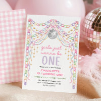 Girls Just Wanna Be One: Disco Garland Birthday