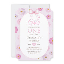 Girls Just Wanna Be One Girl Fancy One Birthday