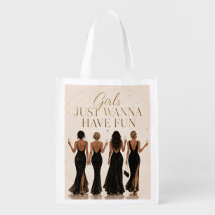 Girls Just Wanna Have Fun Bachelorette Tote Bag