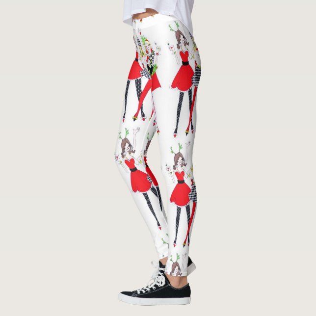 ***GIRLS JUST WANNA HAVE FUN*** LEGGINGS (Left)