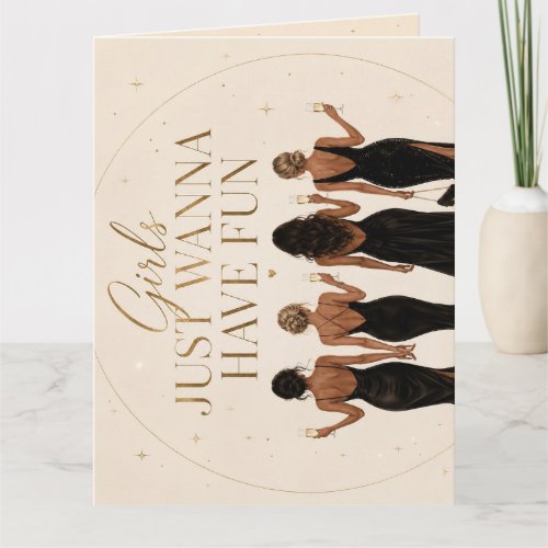 Girls Just Wanna Have Fun Thank you cards