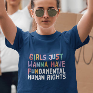 Louisiana Girls Just Want To Have Fundamental Human Rights Text | Kids  T-Shirt