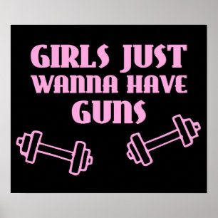 Girls Just Wanna Have Guns Poster