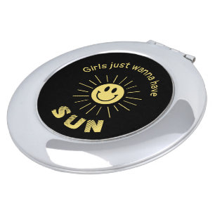 Girls just wanna have Sun 🌞 compact mirror