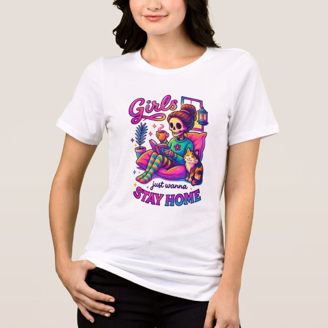 Girls Just Wanna...  Tri-Blend Shirt (Front)