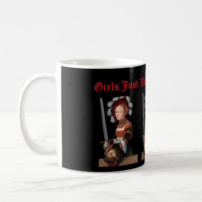 Girls Just Want To Have Fun Coffee Mug (Left)
