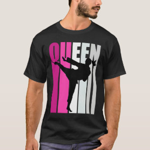 Girls Karate Queen Cool Teenagers Fan Enthusiast W T-Shirt