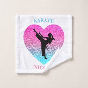 Girls Karate Wash Cloth