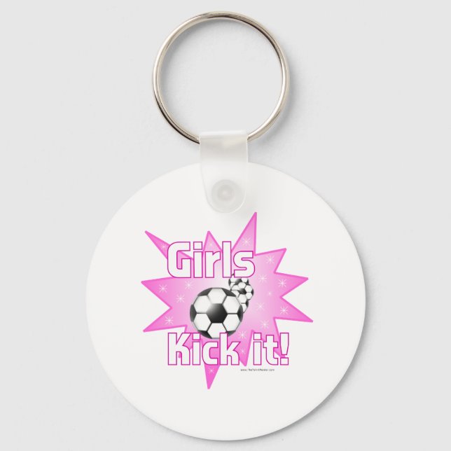 Girls Kick it Keychain (Front)