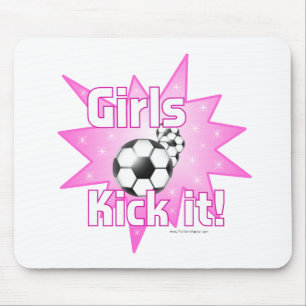 Girls Kick it Mouse Pad