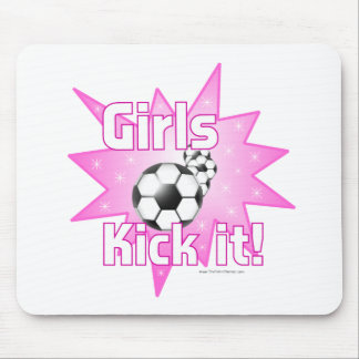 Girls Kick it Mouse Pad