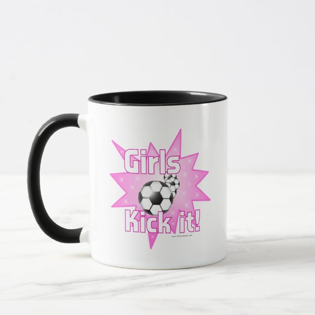 Girls Kick it Mug (Left)