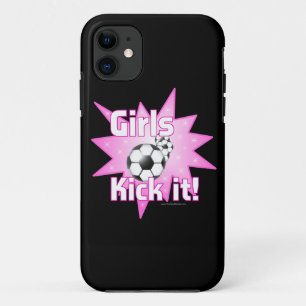 Girls Kick It Soccer iPhone 11 Case