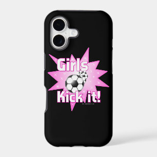 Girls Kick It Soccer iPhone 17 Case