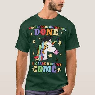 Girls Kindergarten Graduation Magical Unicorn Gift T-Shirt