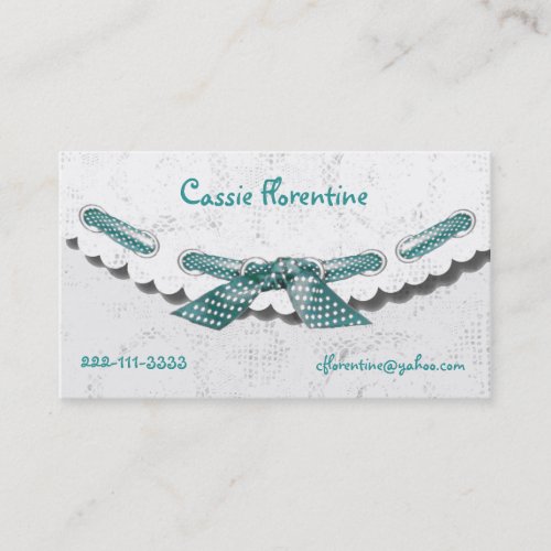 Girl's lacey calling Card Business Cards
