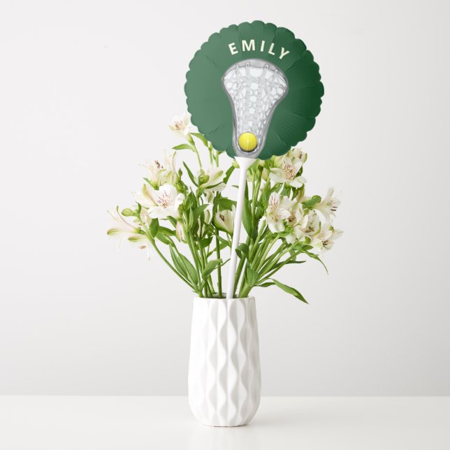 Girls Lacrosse Balloon (Vase)
