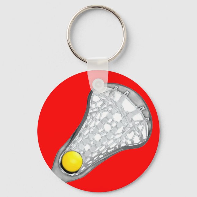 Girls Lacrosse Gift Keychain (Front)
