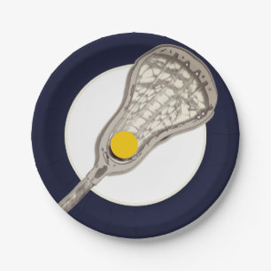 Girls Lacrosse Party Paper Plates
