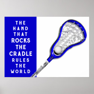 Girls Lacrosse Poster