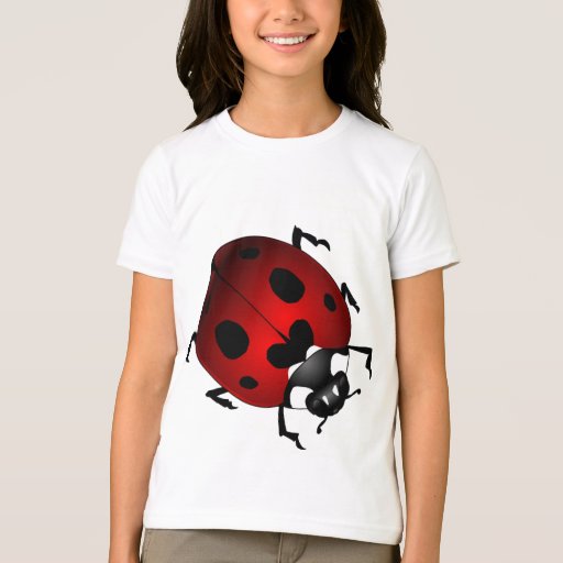 Girl's Ladybug T-shirts Kid's Ladybug Shirts | Zazzle