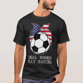 Girls Ll Ndana Flag Player Coach Real Women Play S T-Shirt