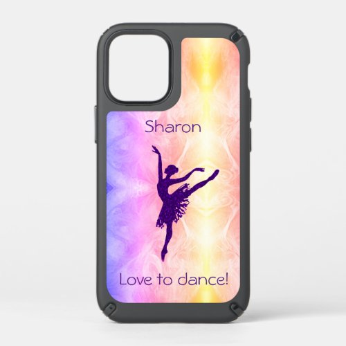 Girls Love to Dance Ballerina Speck iPhone 12 Mini Case