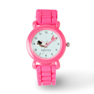 Girls Magical Cute Sea Afro Mermaid Kids Watch